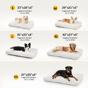 XXL Orthopedic Dog Bed – Cream