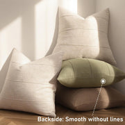 Natural Beige Textured Cushion Covers - Bundle Of Two