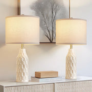 Lumi Ceramic Table Lamp Set – Pair of 2