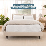 Solea Quilted Coverlet Set – White